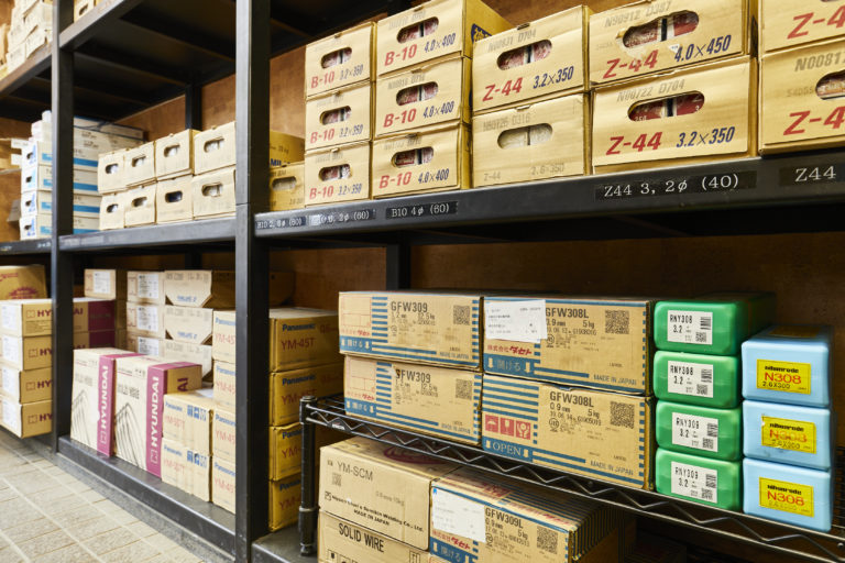 溶接材料について